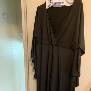 Black Jumpsuit with Cape